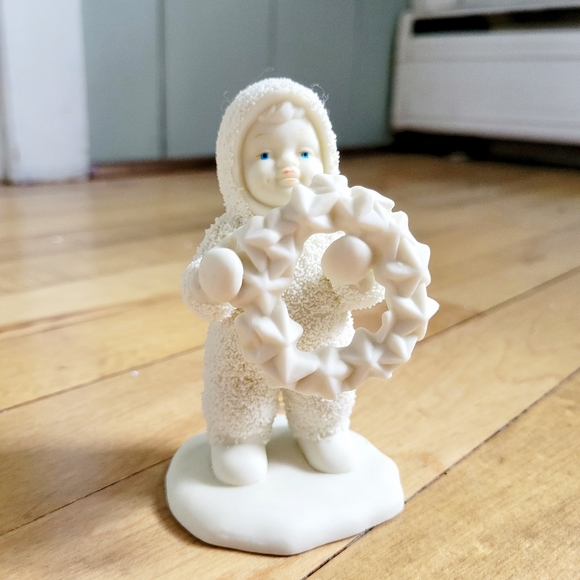 Vintage Department 56 Winter Tales "I Made This Just for You" Snowbaby - Picture 3 of 12